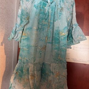 Elegant Teal Midi Dress